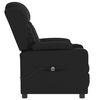 vidaXL Sillón reclinable eléctrico de cuero sintético negro