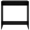 vidaXL Mesa de Bar Roble Negro 102 x 50 x 103,5 cm