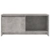 vidaXL Mueble para TV madera contrachapada gris hormig&oacute;n 90x35x40 cm