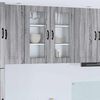 vidaXL Mueble de Cocina Kalmar 2 pcs Gris Sonoma 40 x 31 x 80 cm
