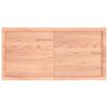 vidaXL Estante pared madera roble tratada marr&oacute;n claro 120x60x(2-6) cm