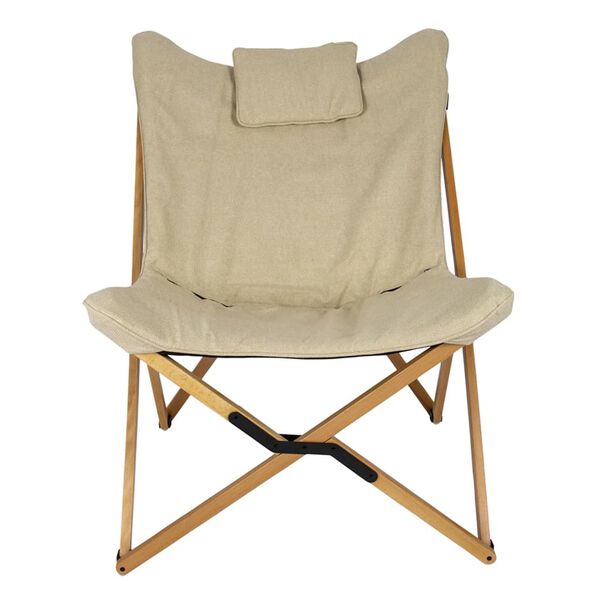 Bo-Camp Silla de relax Wembley L beige