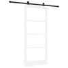 vidaXL Puerta Corredera ORKDAL y Negro 93 x 211 cm