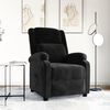 vidaXL Sillón reclinable de terciopelo negro
