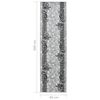vidaXL Alfombra de pasillo BCF gris 80x300 cm