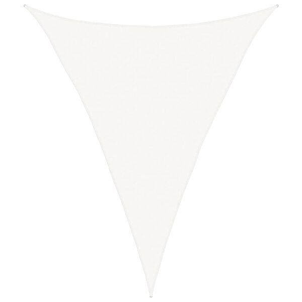 vidaXL Toldo de vela HDPE blanco 160 g/m&sup2; 4x5x5 m