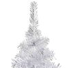 vidaXL &Aacute;rbol de Navidad preiluminado con luces y bolas plateado 120 cm