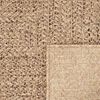 vidaXL Alfombra ZIZUR aspecto yute interior/exterior beige 240x240 cm