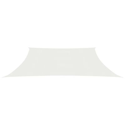 vidaXL Toldo de vela blanco HDPE 160 g/m² 3/4x3 m