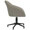 vidaXL Sillas de comedor giratorias 4 uds de terciopelo gris claro