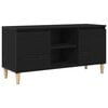 vidaXL Gabinete de TV 102 x 35 x 50 cm Roble Negro