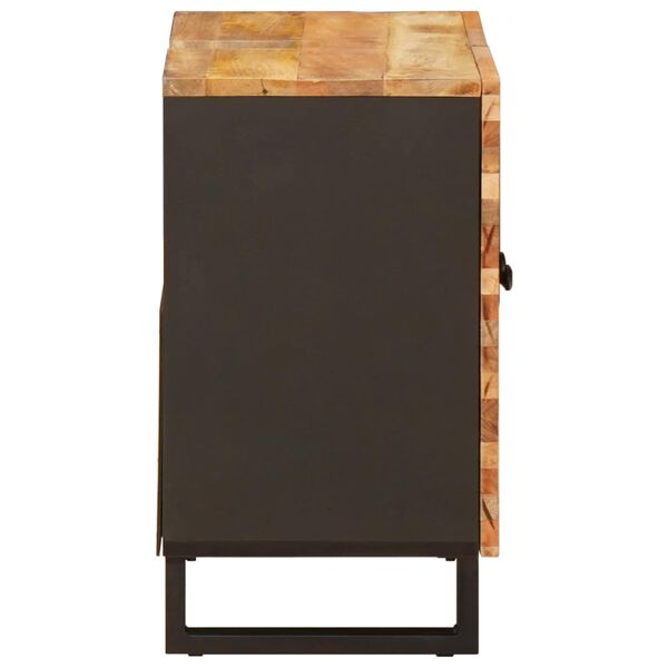vidaXL Mueble de lavabo para ba&ntilde;o con puerta Natural 62 x 33 x 58 cm