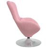 vidaXL Sill&oacute;n huevo Rosa Terciopelo