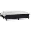 vidaXL Cama box spring con colch&oacute;n terciopelo negro 200x220 cm