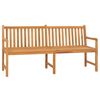 vidaXL Banco de jard&iacute;n de madera maciza de teca 180 cm