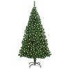 vidaXL &Aacute;rbol de Navidad artificial Verde 180 cm PVC y Acero y Pl&aacute;stico