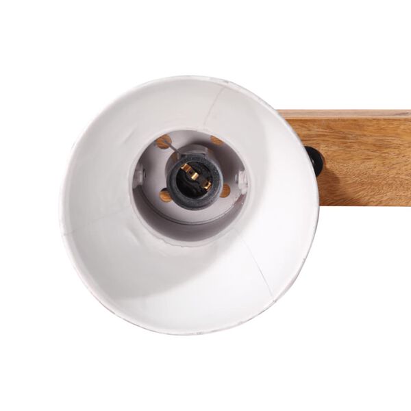 vidaXL L&aacute;mpara de pared rojo desgastado 25 W E27 45x25 cm