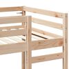 vidaXL Estructura de cama alta Natural 75 x 190 cm