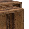 vidaXL Juego de Mesas de Centro 2 pcs Madera vieja