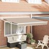 vidaXL Toldo Manual Beige 300 x 250 x 165 cm Poli&eacute;ster