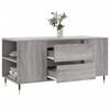 vidaXL Mesa de centro madera de ingenier&iacute;a gris Sonoma 102x44,5x50 cm