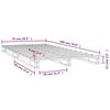 vidaXL Cama de palets de madera maciza de pino 75x190 cm