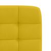 vidaXL Sillas de comedor 4 unidades terciopelo amarillo
