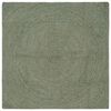 vidaXL Alfombras de &aacute;rea Verde oliva 160 x 160 cm yute