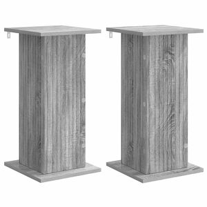 vidaXL Soporte de plantas 2 uds. Gris Sonoma 30,5 x 30 x 60,5 cm
