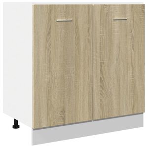 vidaXL Armario bajo "Lyon" Roble Sonoma 80x46x81,5 cm Madera de ingenier&iacute;a