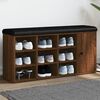 vidaXL Zapatero madera de ingenier&iacute;a marr&oacute;n roble 102x32x50 cm