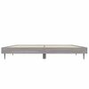 vidaXL Estructura de cama madera de ingenier&iacute;a gris Sonoma 140x190 cm
