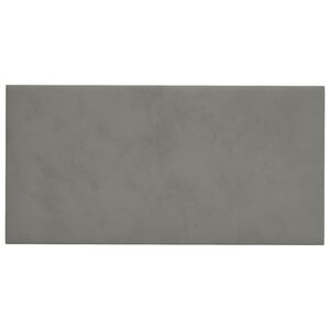 vidaXL Cabecero de Pared 12 pcs Gris Claro Terciopelo