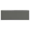 vidaXL Cobertizo de jardín acero galvanizado gris claro 192x606x223 cm