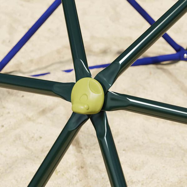 vidaXL Domo de Escalada Azul Acero