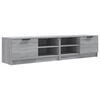 vidaXL Muebles para TV 2 uds contrachapado gris Sonoma 80x35x36,5 cm