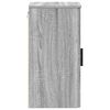 vidaXL Gabinete de Ba&ntilde;o con puerta Gris Sonoma 30 x 31,5 x 61 cm