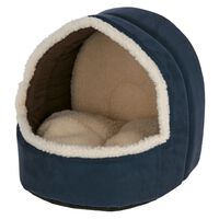 Kerbl Cama cueva cómoda para mascotas Angi azul 35x33x32 cm
