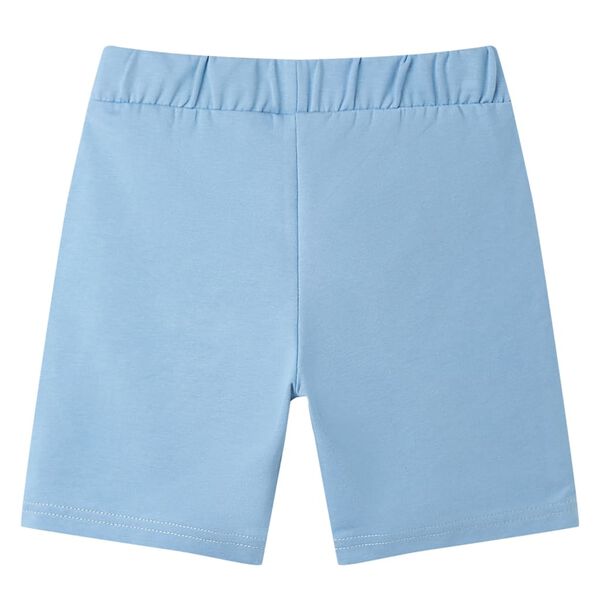 Pantalón corto para niños con cordón azul 128