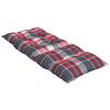vidaXL Cojines para silla respaldo alto 6 uds tela Oxford cuadros rojo