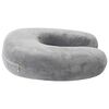 vidaXL Almohada con almohada Gris 27 x 27 x 8,5 cm Terciopelo
