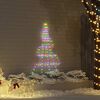 vidaXL Árbol de Navidad LED con estacas de tierra Multicolor 180 cm