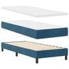 vidaXL Cama tipo Box Spring Azul Oscuro 80 x 200 cm Terciopelo