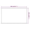 vidaXL Toldo vertical tela oxford azul 250x360 cm
