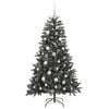 vidaXL Árbol de Navidad artificial con 150 LED Verde 68 x 68 x 120 cm