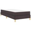 vidaXL Cama tipo Box Spring Marrón Oscuro 90 x 200 cm tela