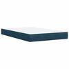 vidaXL Cama box spring con colch&oacute;n terciopelo azul 120x190 cm