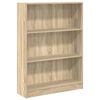 vidaXL Estanter&iacute;a de madera de ingenier&iacute;a roble Sonoma 80x24x109 cm