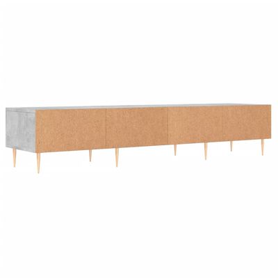vidaXL Mueble para TV madera de ingeniería gris hormigón 150x36x30 cm
