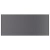 vidaXL Estante estanter&iacute;a 8 uds contrachapada gris brillo 80x30x1,5 cm